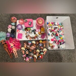 LOL Surprise Dolls Collection large Lot OMG Pet dolls babies Accessories